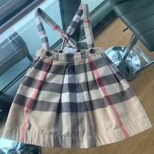 Burberry Kids Plaid Dress - Beige, Red, Black